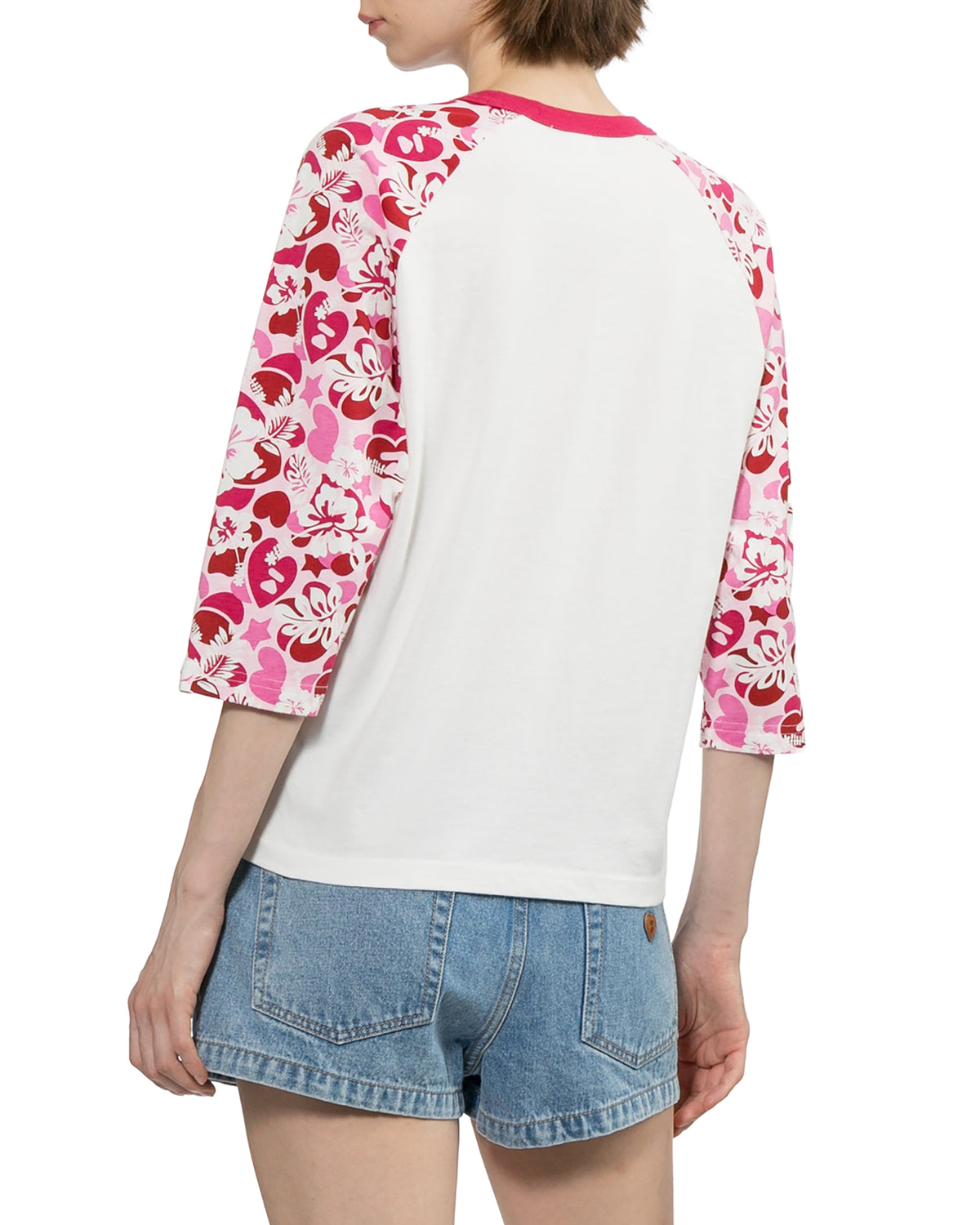 Heart moonface logo tee