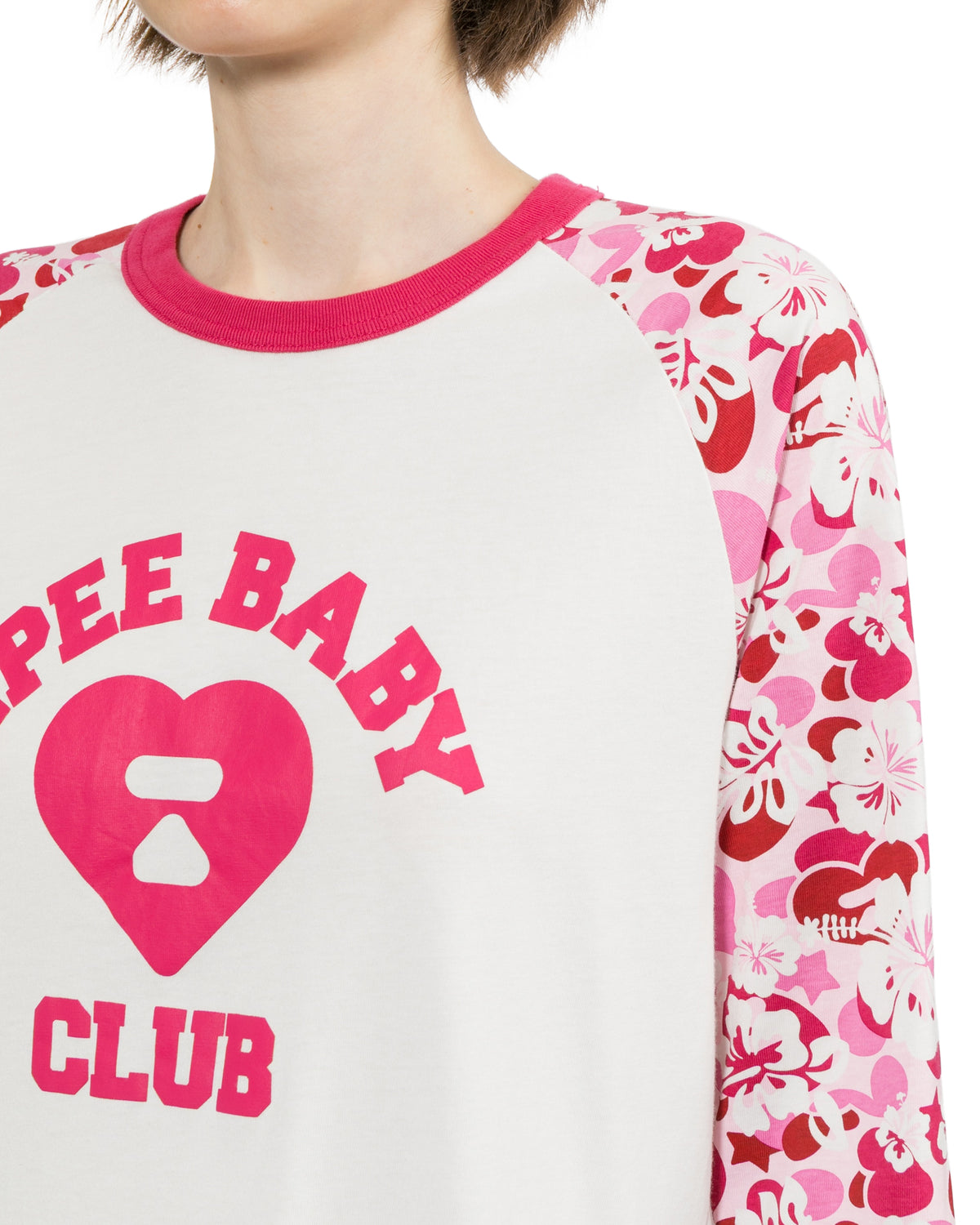 Heart moonface logo tee