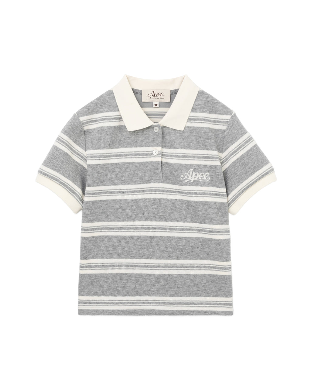 Striped polo shirt