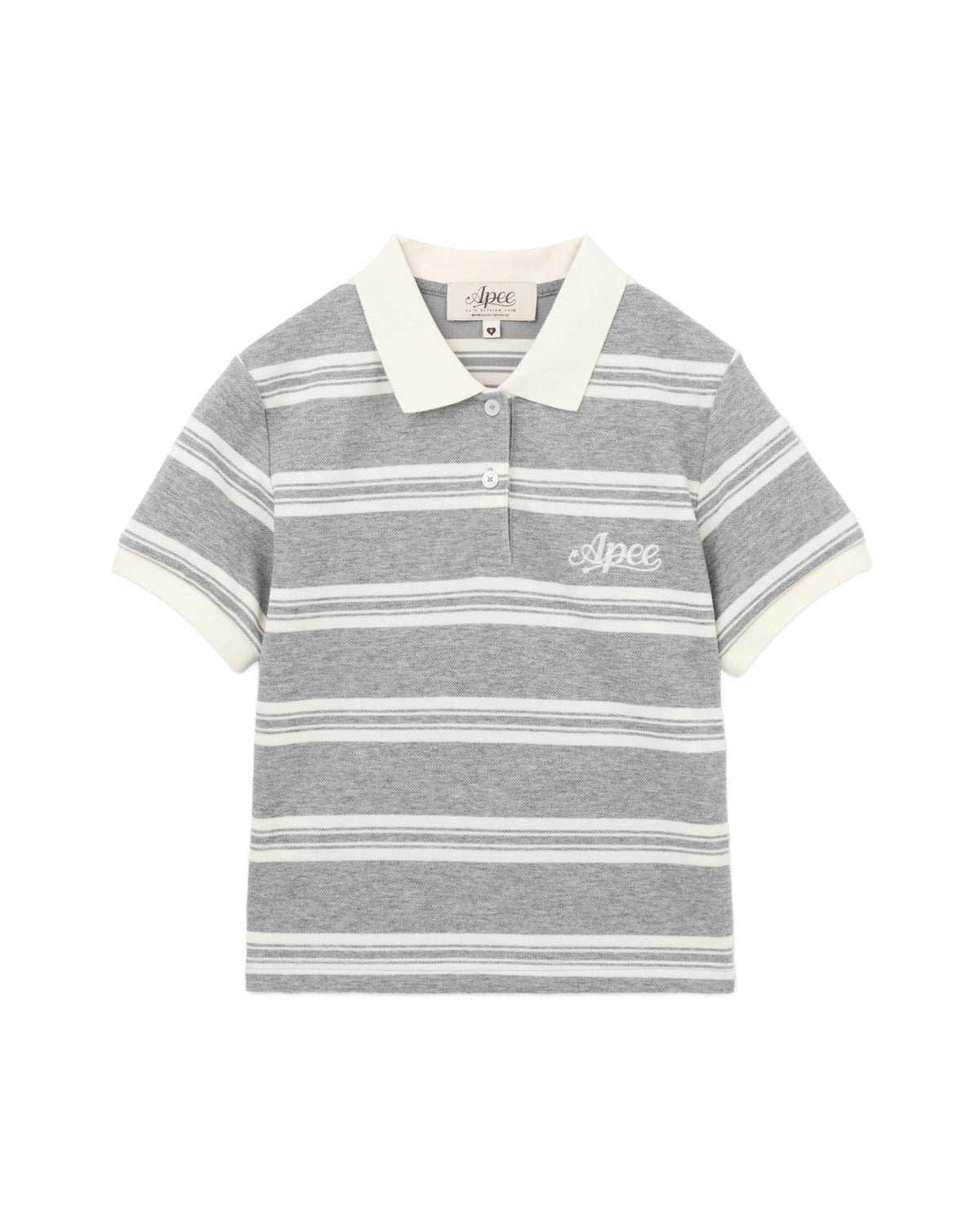 Striped polo shirt