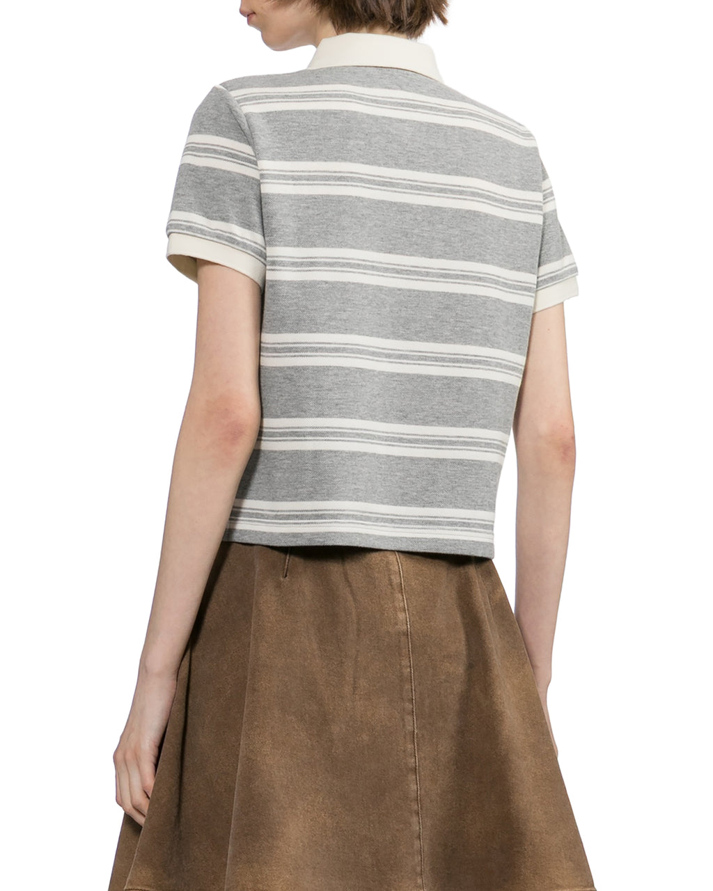 Striped polo shirt
