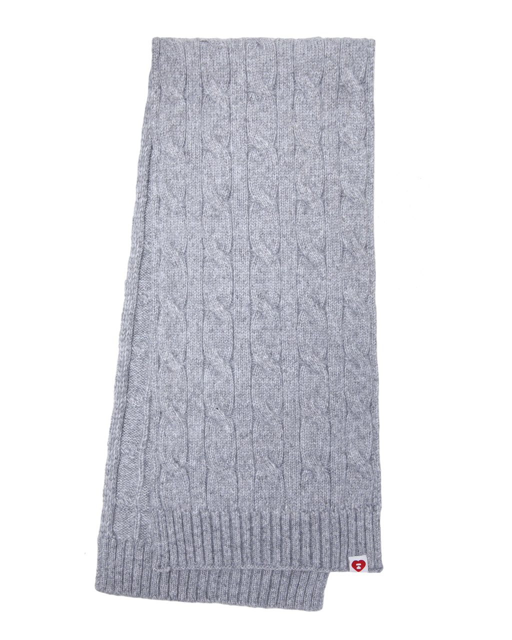 Cable knit scarf