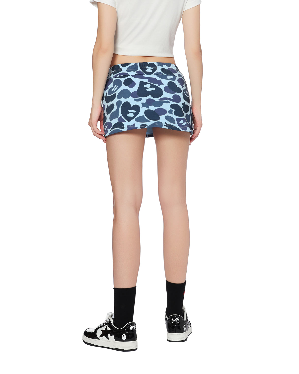 Printed mini skirt