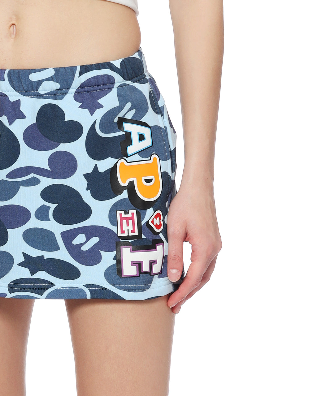Printed mini skirt