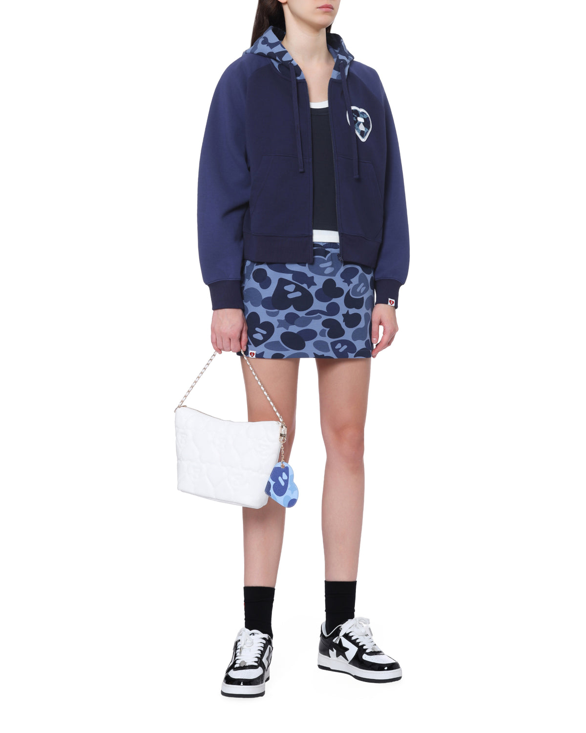 Camo mini skirt