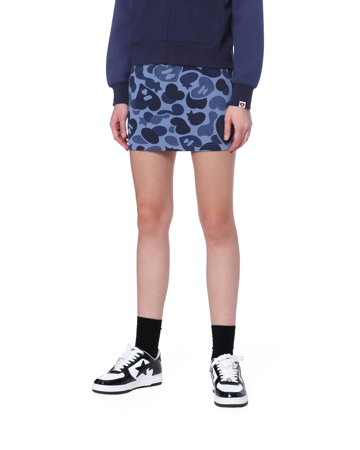 Camo mini skirt