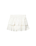 Ruffled mini skirt