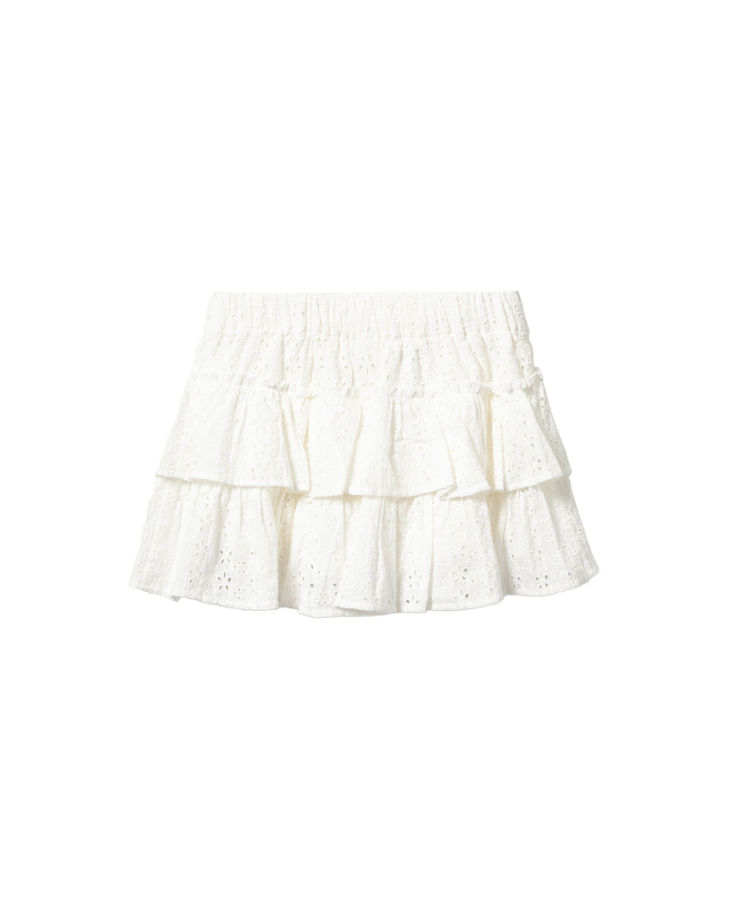 Ruffled mini skirt