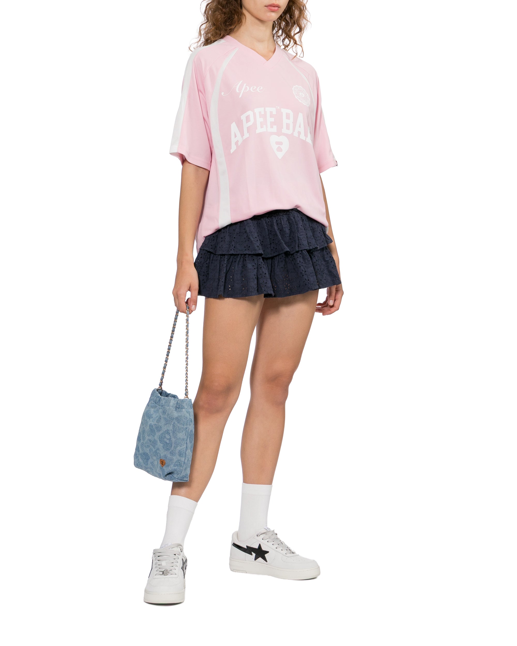 Ruffled mini skirt
