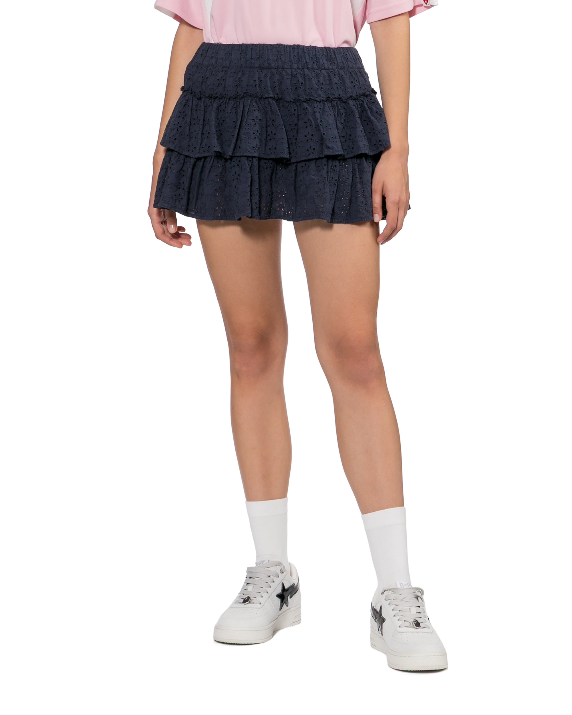 Ruffled mini skirt