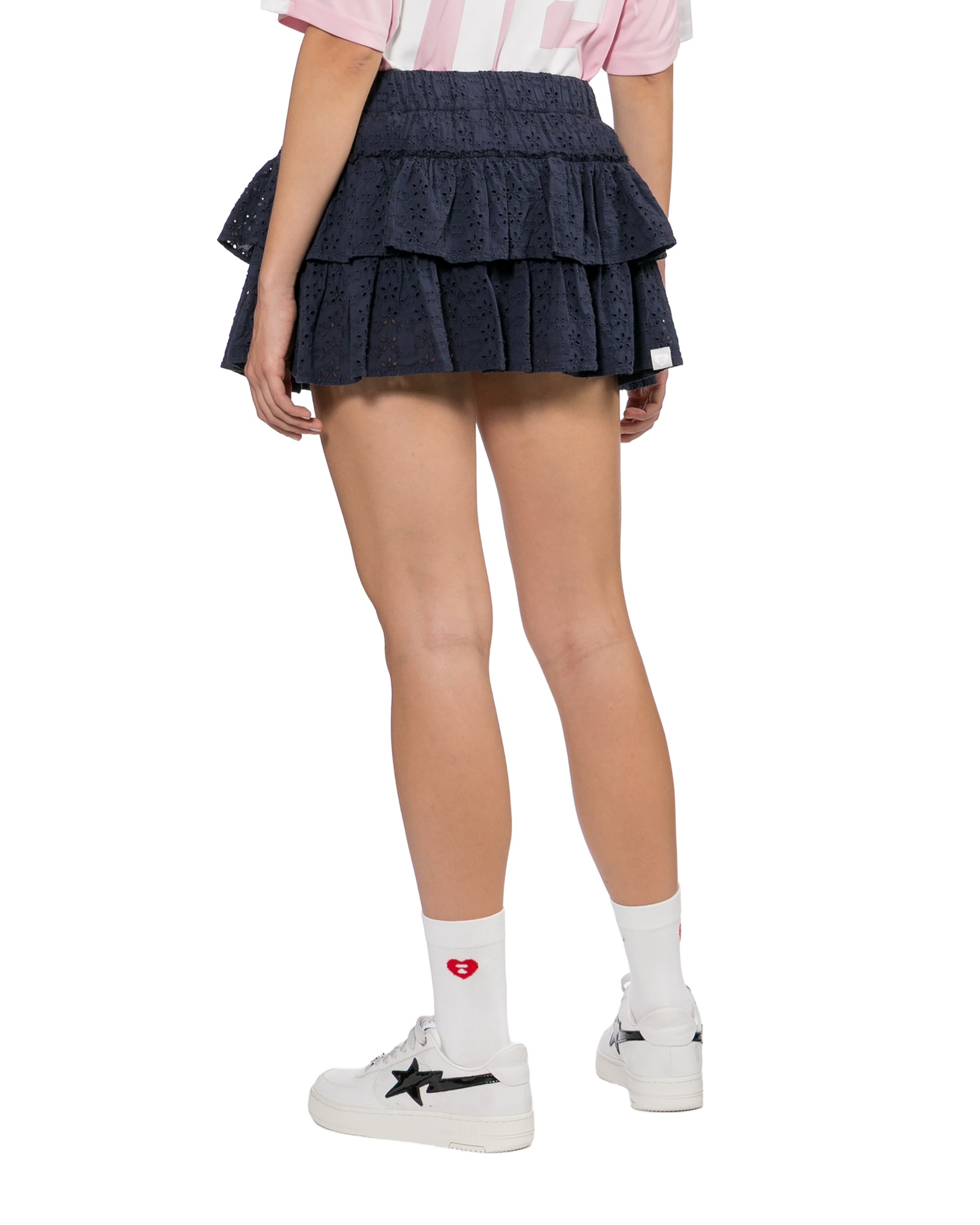 Ruffled mini skirt