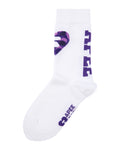Graphic crew socks