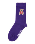 Bear embroidered socks