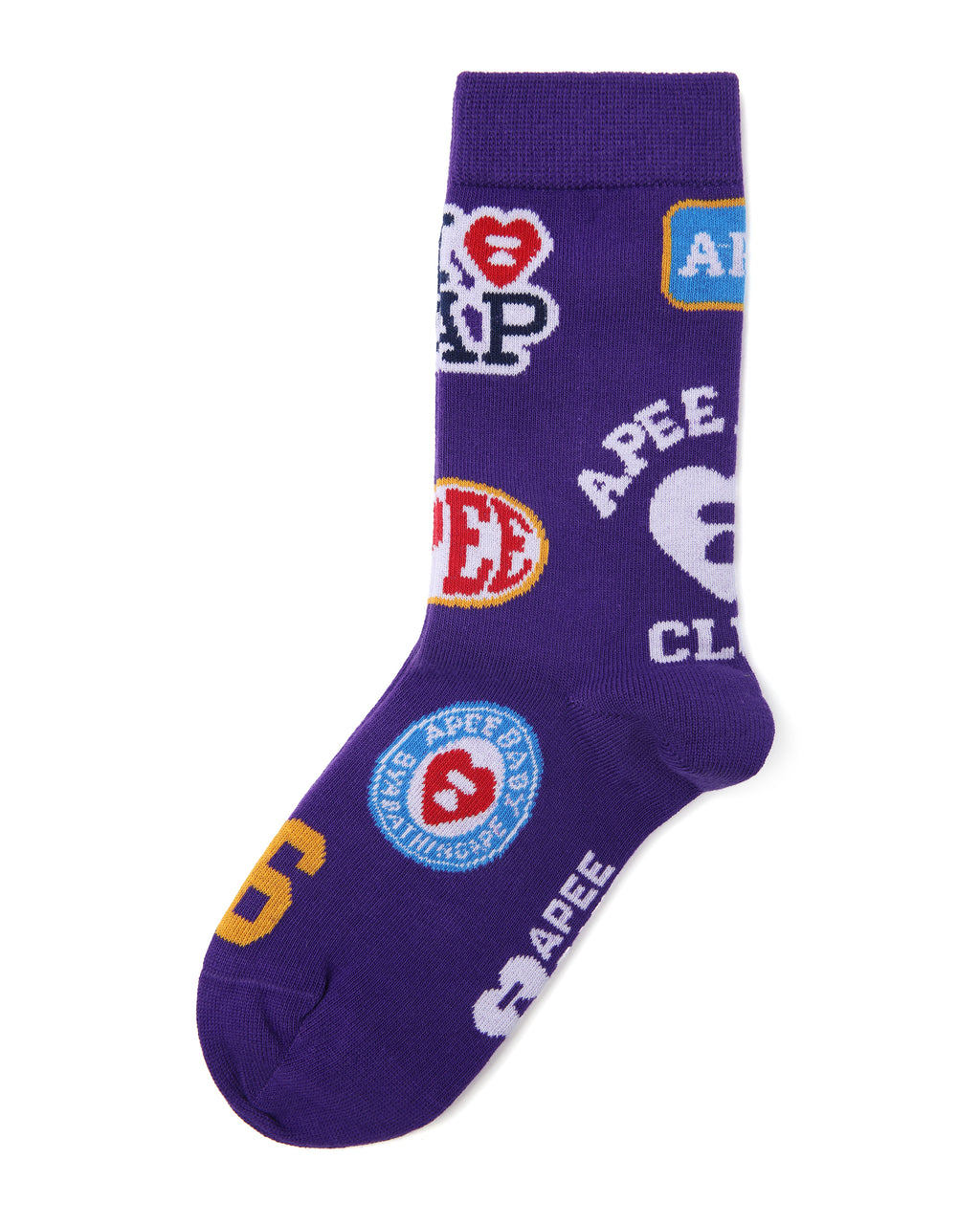 Graphic crew socks