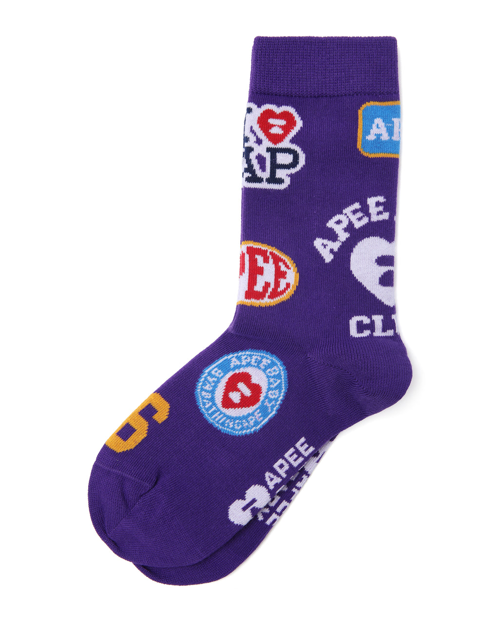 Graphic crew socks