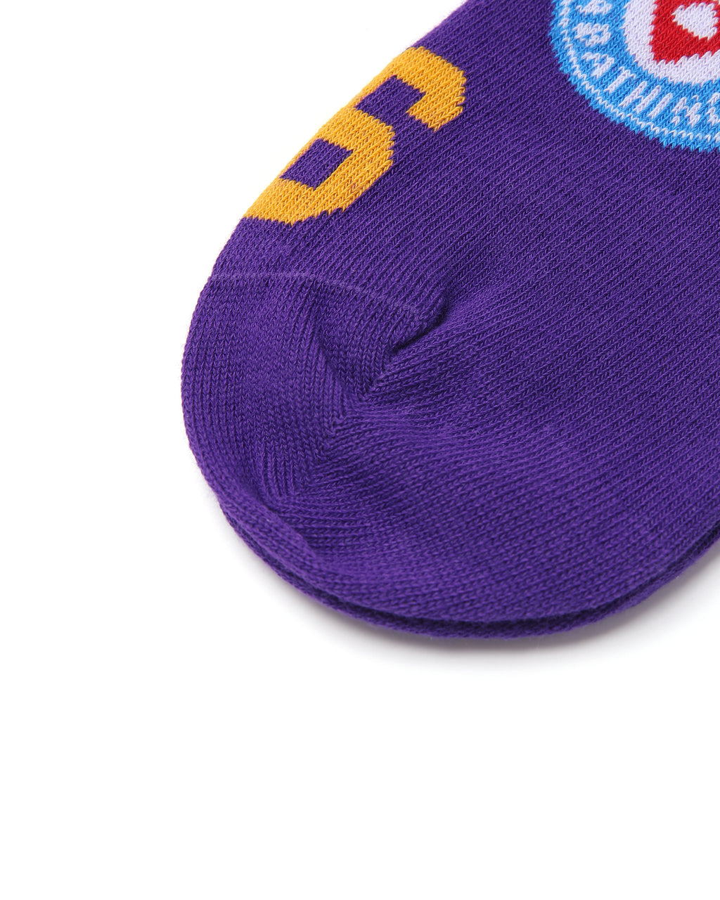 Graphic crew socks