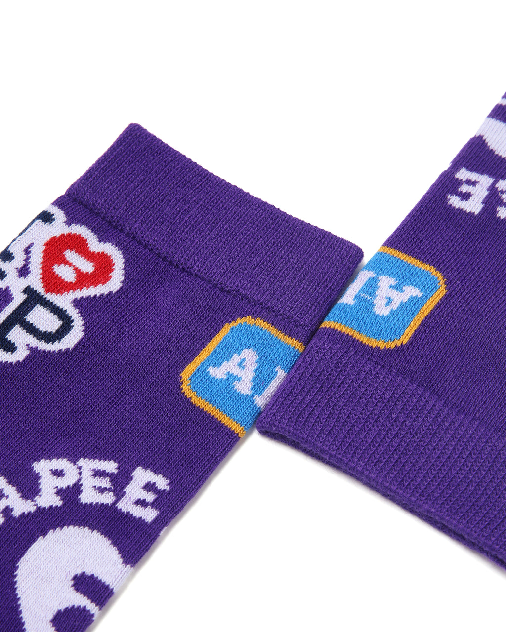Graphic crew socks