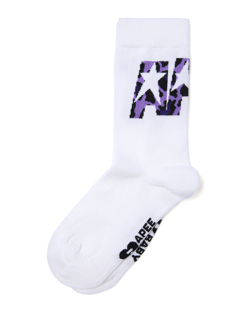 Printed crew socks