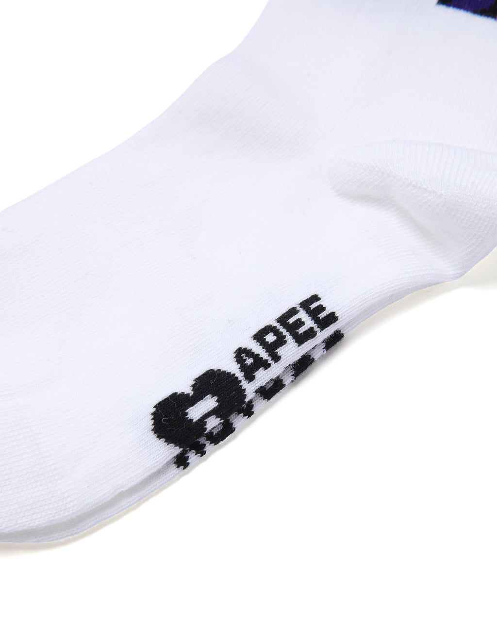 Printed crew socks