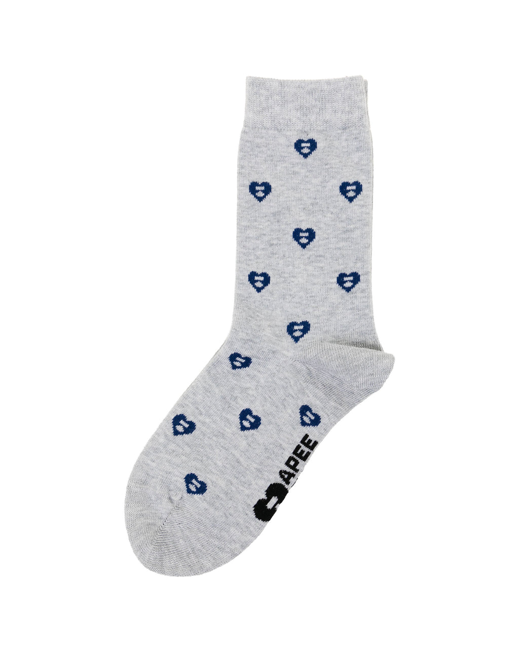 Heart monogram socks
