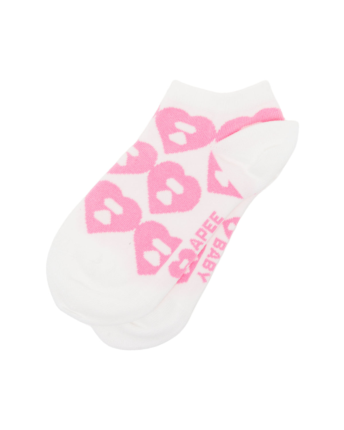 Moonface pattern ankle socks