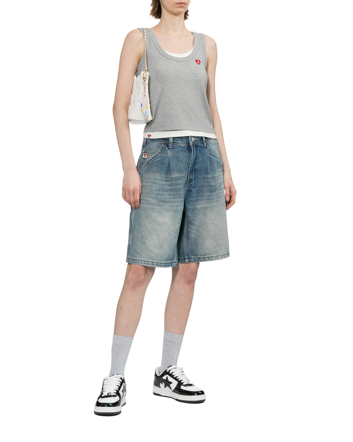 Denim shorts