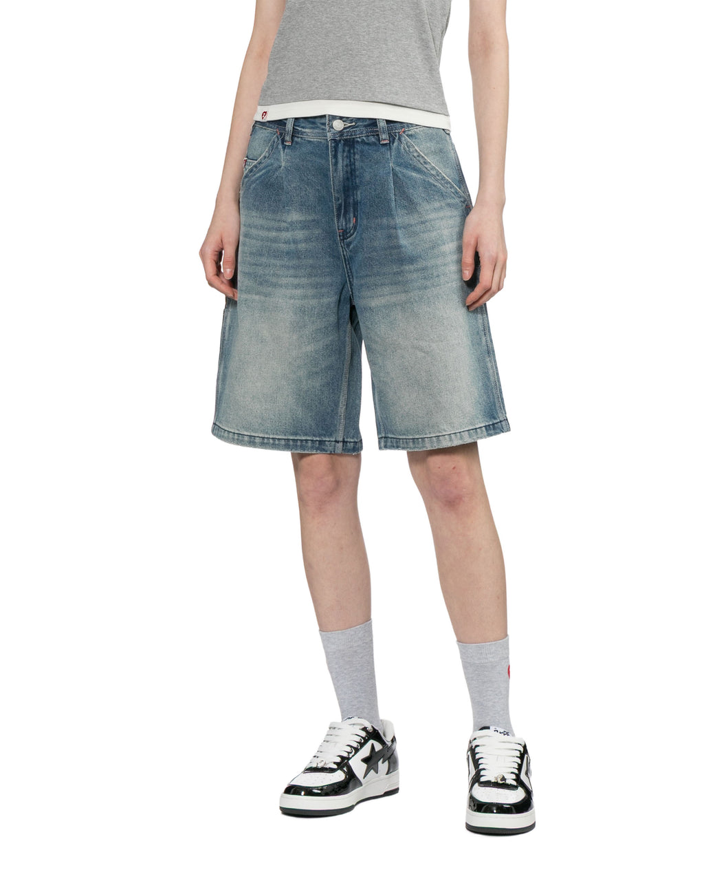 Denim shorts