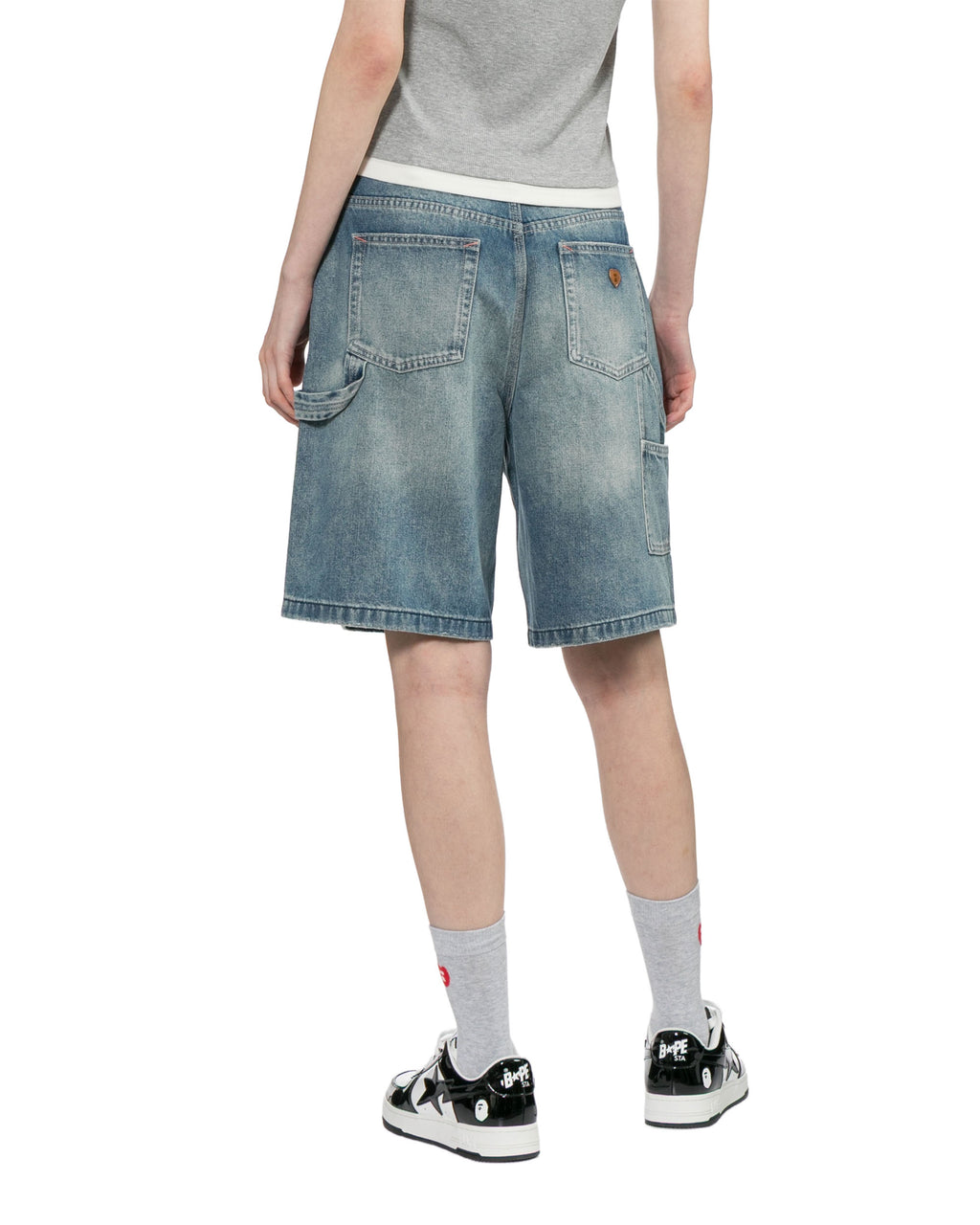 Denim shorts