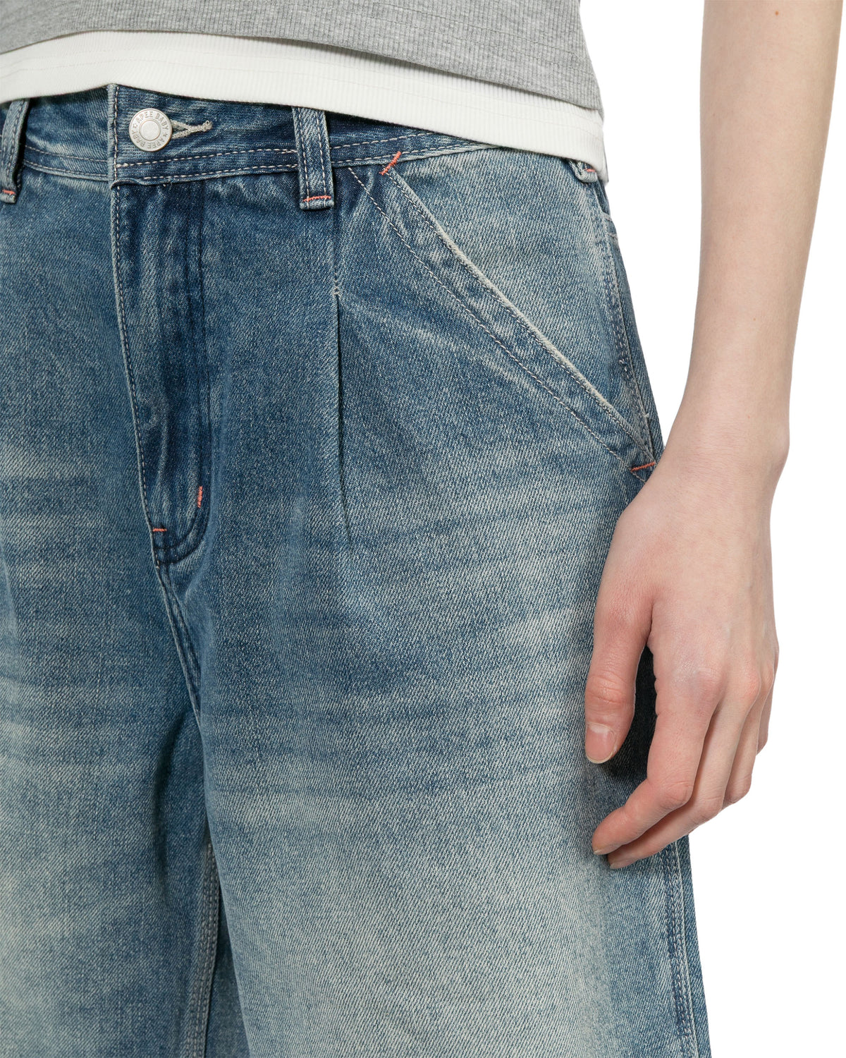 Denim shorts