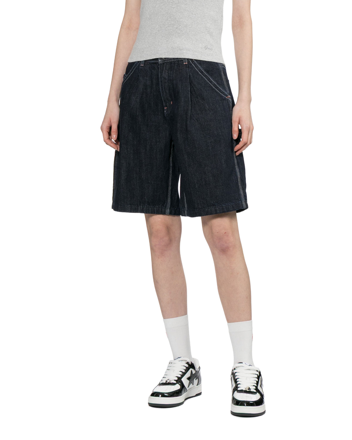Denim shorts