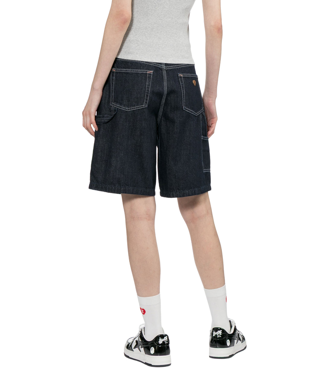 Denim shorts