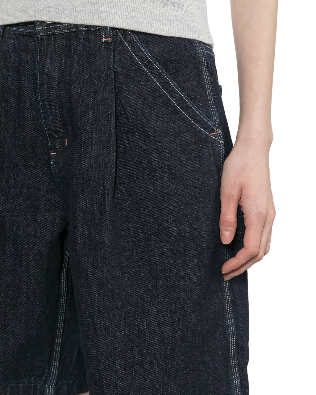 Denim shorts