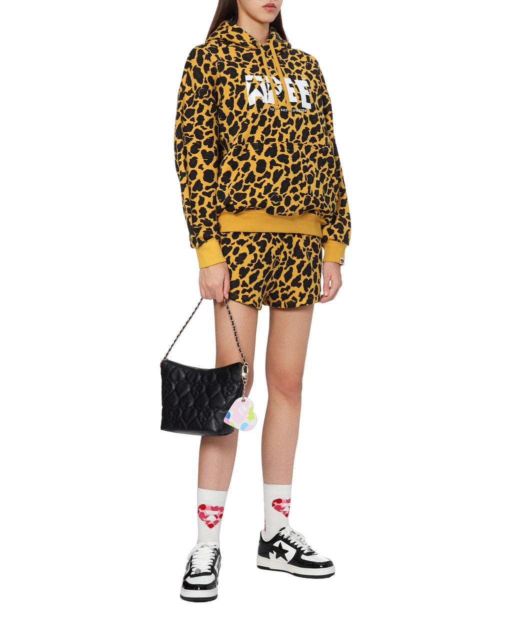 Leopard print shorts