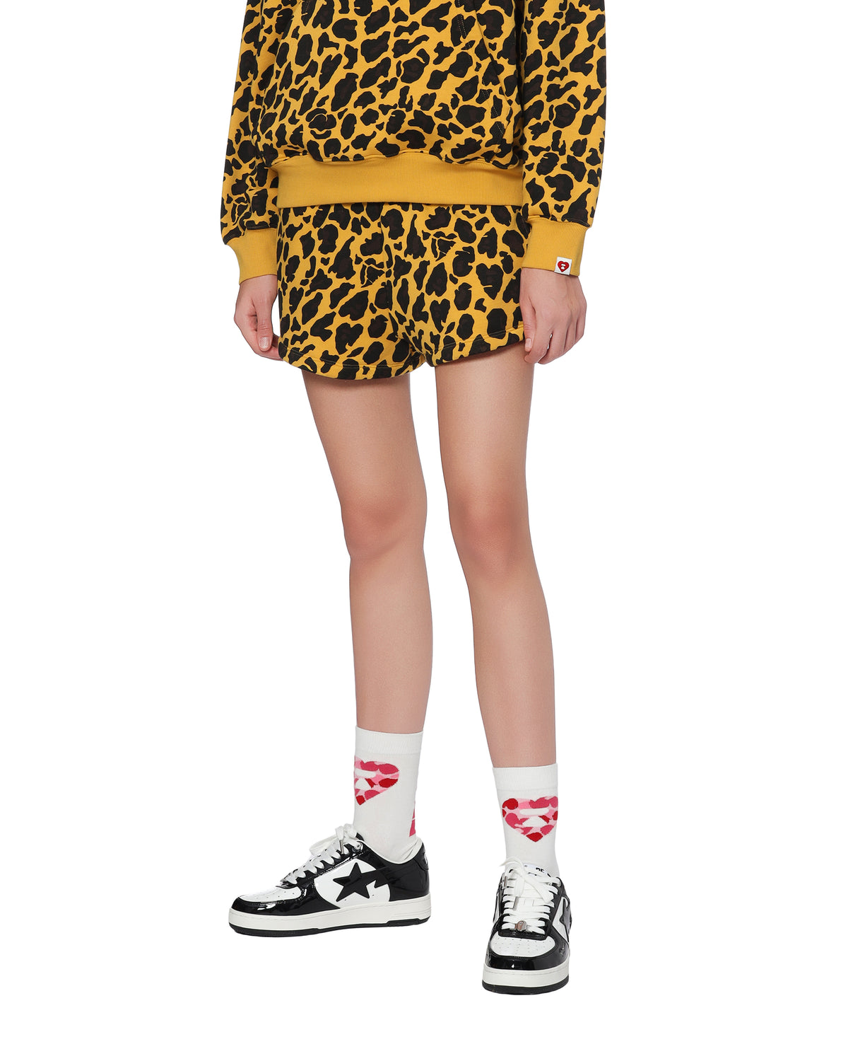 Leopard print shorts