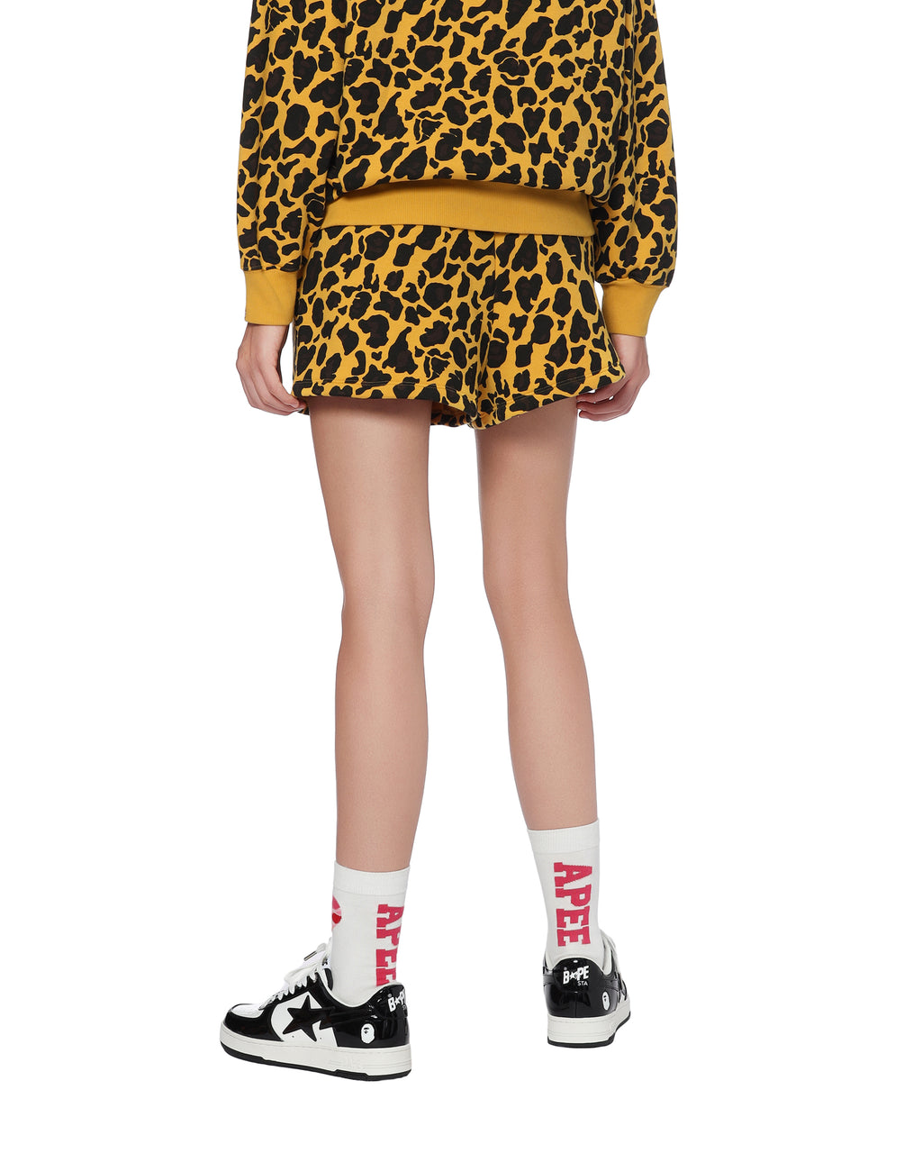 Leopard print shorts