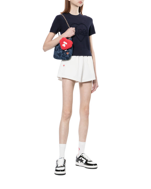 Baby doppy embroidery sweat shorts