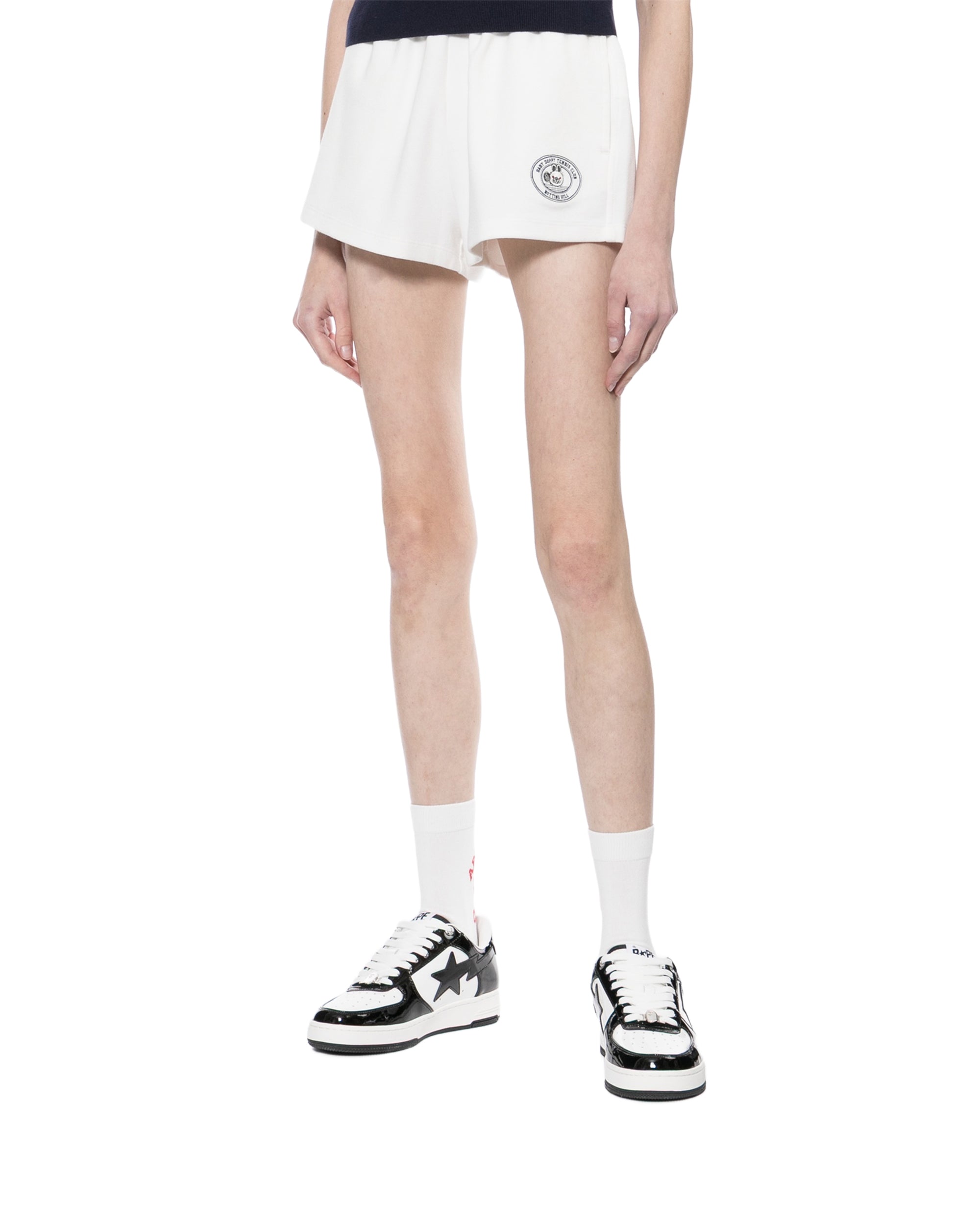 Baby doppy embroidery sweat shorts