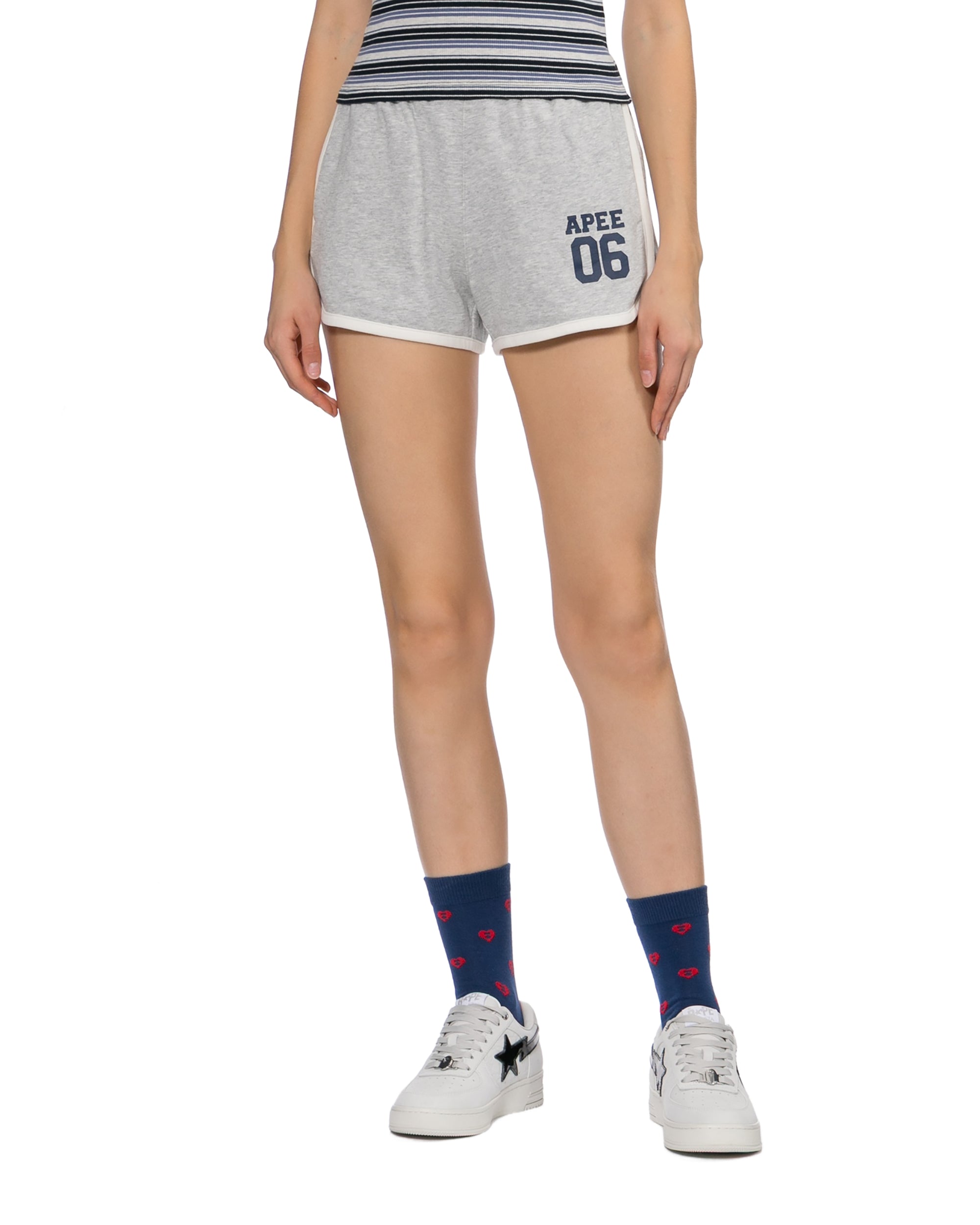 Graphic sweat shorts