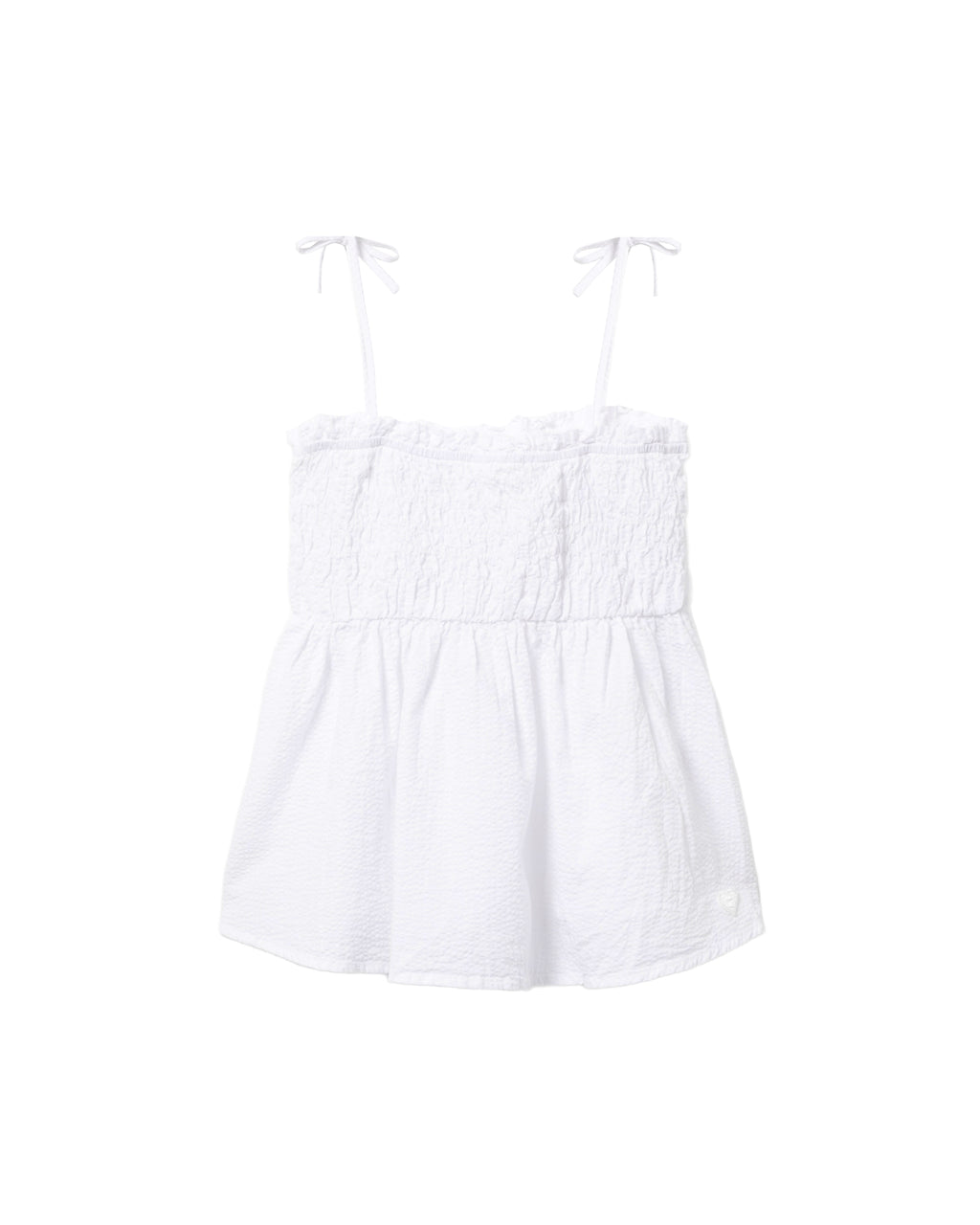 Heart badge woven cami top