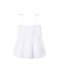 Heart badge woven cami top