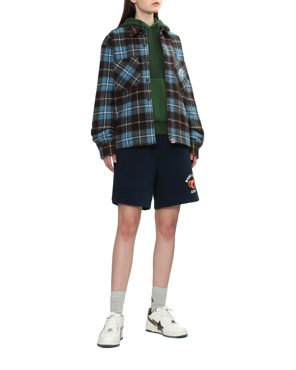 Check long sleeve shirt