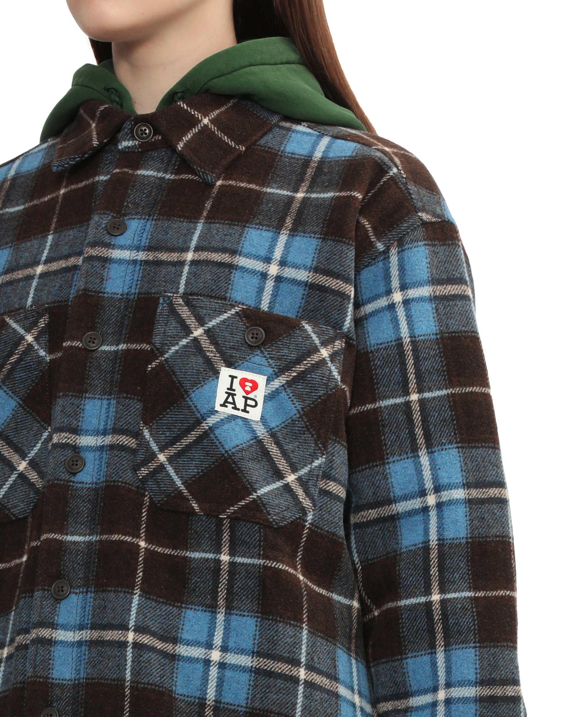 Check long sleeve shirt