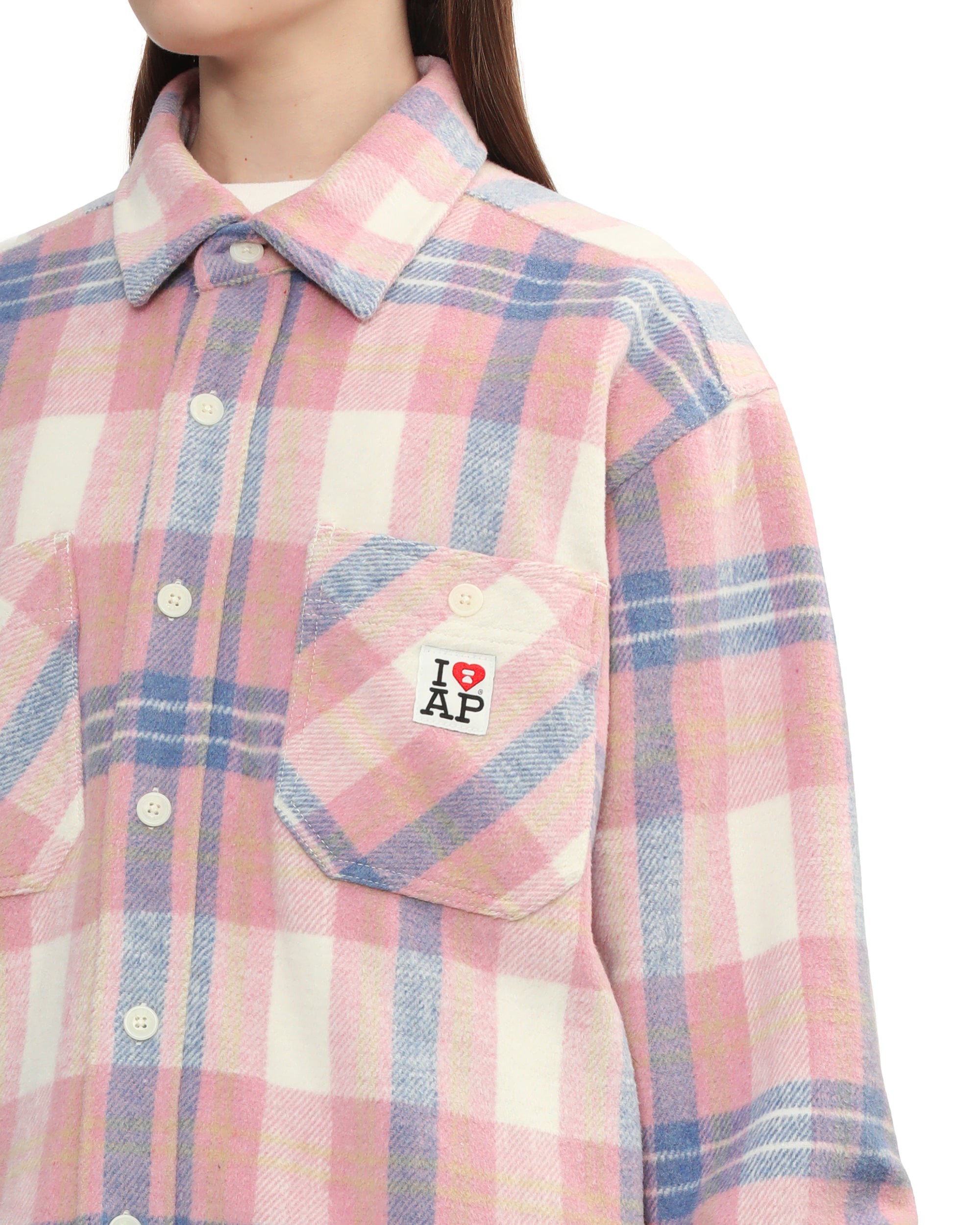 Check long sleeve shirt