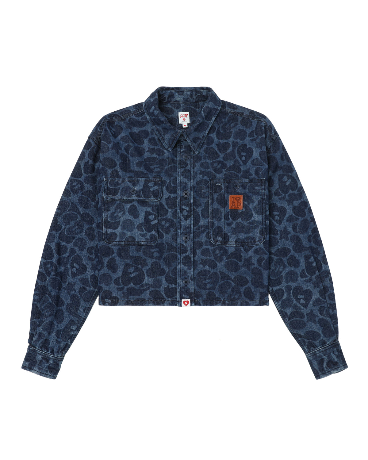 Leopard denim jacket