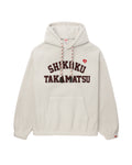 Embroidered fleece hoodie