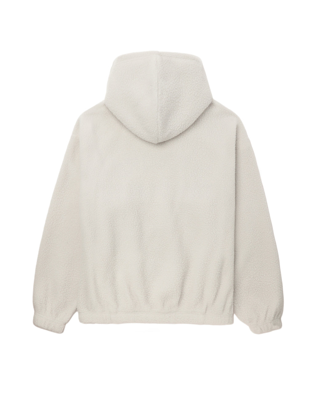 Embroidered fleece hoodie