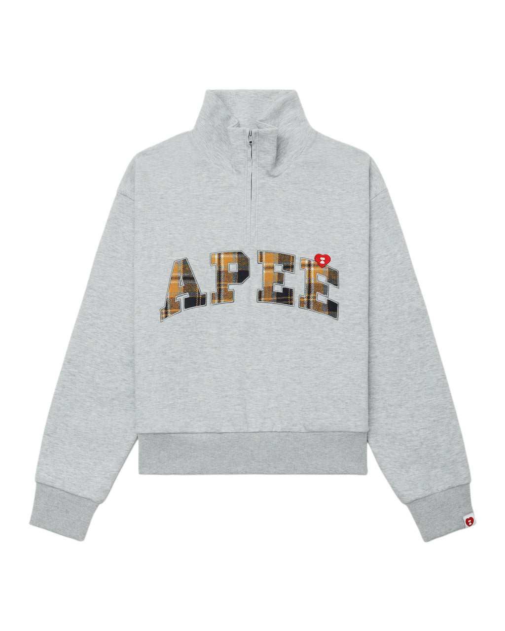 Half zip-up sweatshirt