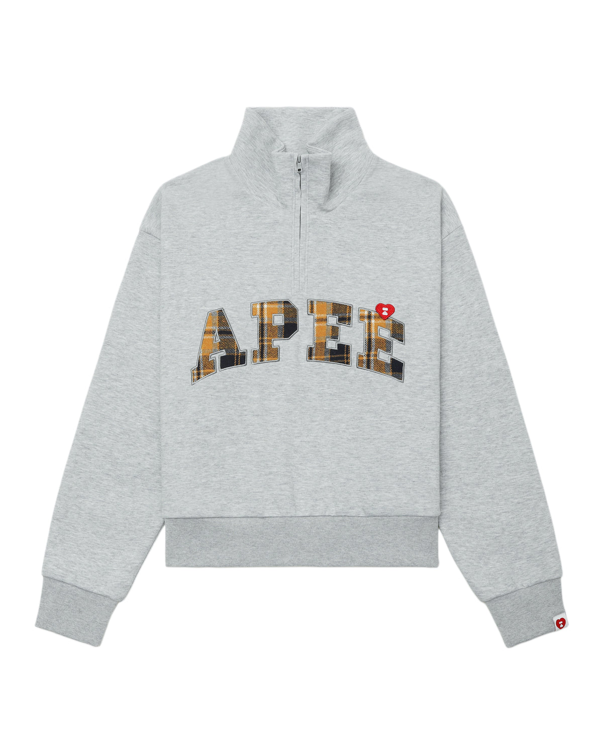 Half zip-up sweatshirt
