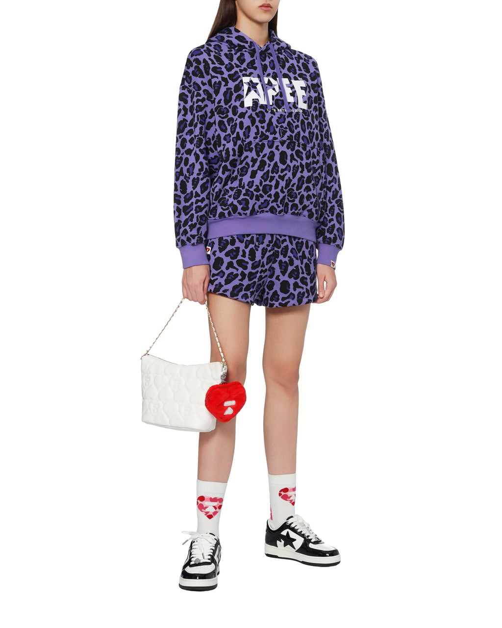 Leopard print hoodie