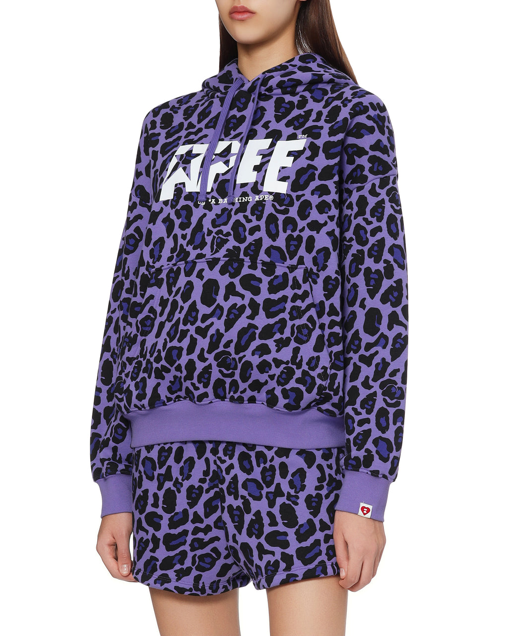 Leopard print hoodie
